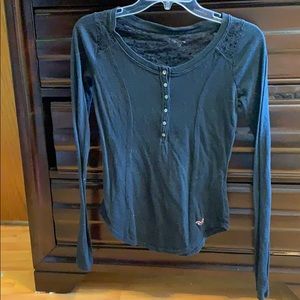 Dark blue long sleeved shirt